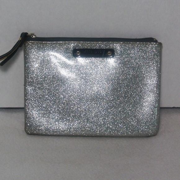 kate spade Handbags - Kate Spade Terrace ST. Silver Glitter Zipper Pouch